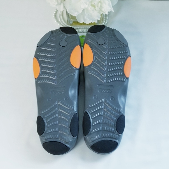NWT CROCS Classic All-Terrain Flip Flops Slate Grey Men's Size 11 - Picture 6 of 7